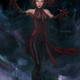 One of Andy Park’s concept designs for the Scarlet Witch’s costume in Captain America: Civil War. Note that it shares a number of aesthetic similarities to the Scarlet Witch’s costume from Marvel’s Ultimate books.
